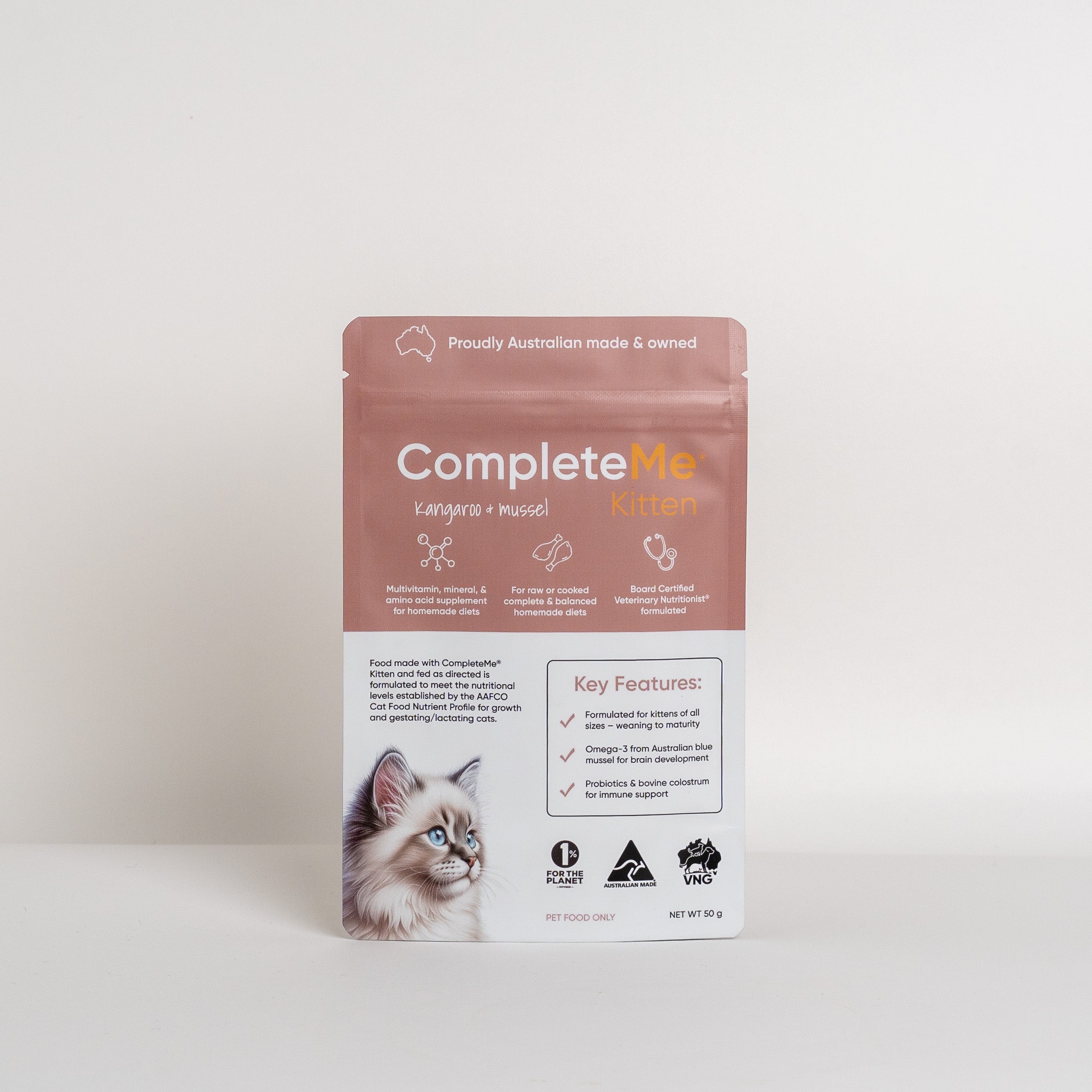 CompleteMe® Kitten - Kangaroo & mussel